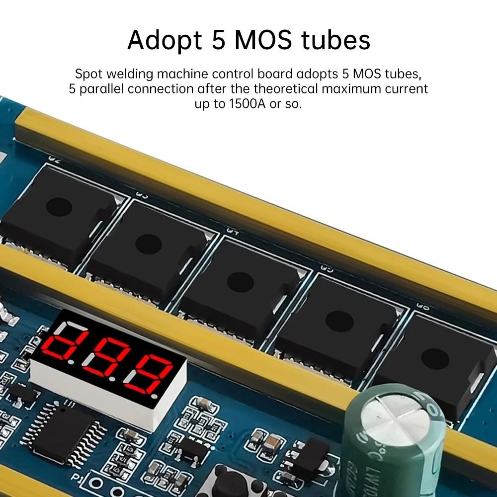 Diy Electronics Spot Welder - Przenośna zgrzewarka punktowa 12V z cyfrowym