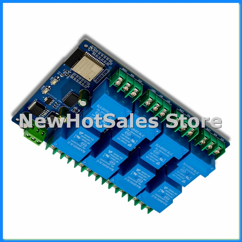 Relay Module 5V - Moduł przekaźnikowy 8-kanałowy 30A DC7-28/5V WIFI