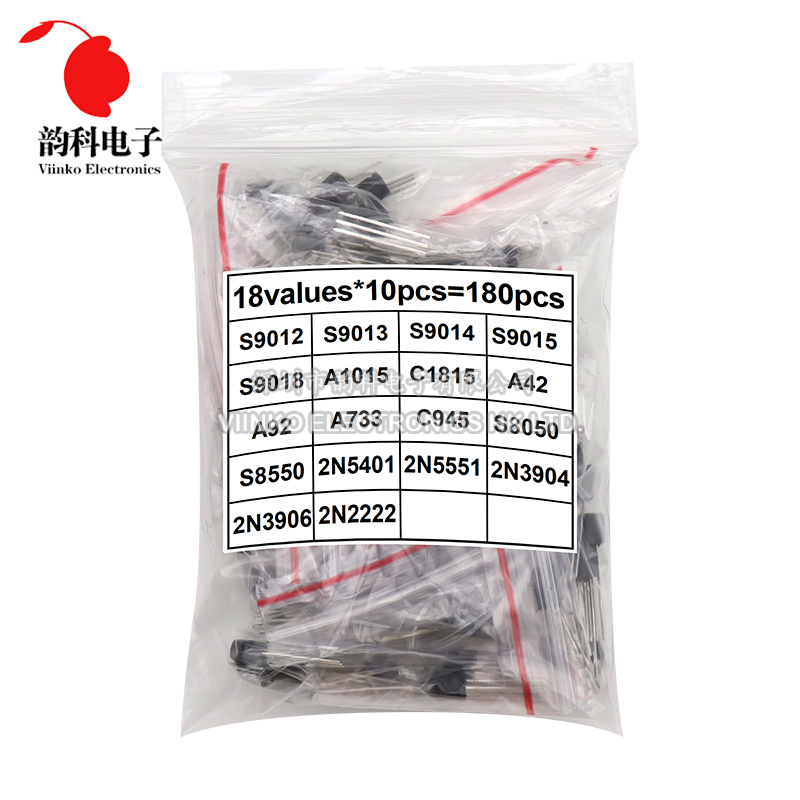 Mosfet Transistor Set - Tranzystor wybrane elementy do-92 18 rodzajów
