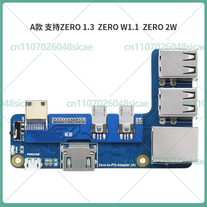Raspberry Pi Zero - Płytka rozszerzająca z interfejsem USB Ethernet