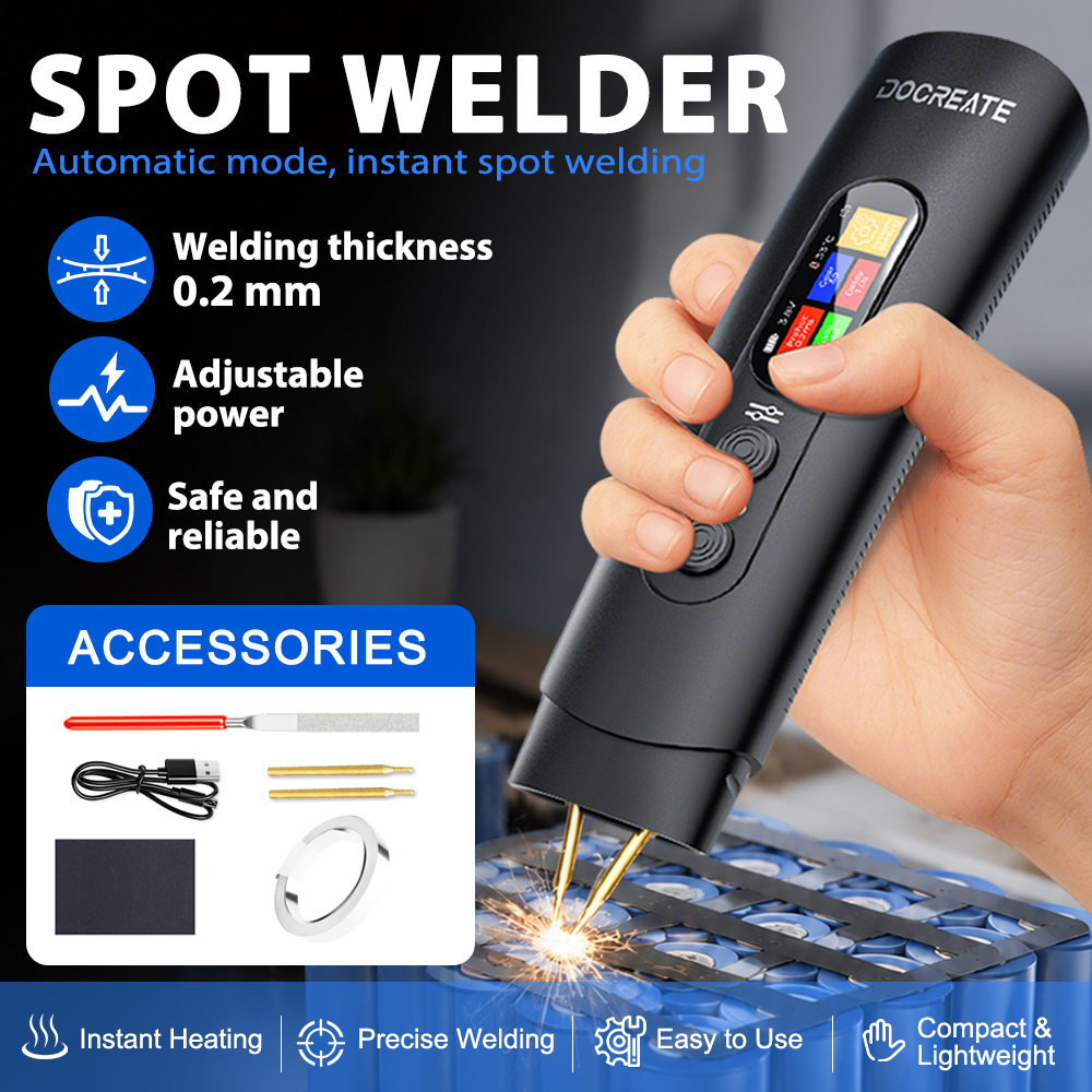 Diy Electronics Spot Welder - Ręczna zgrzewarka punktowa dwupasmowa 3360W 800A