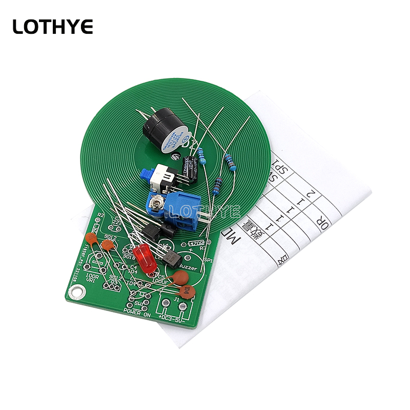 Diy Electronics For Beginners - DC 3V-5V zestaw wykrywacza metali DIY