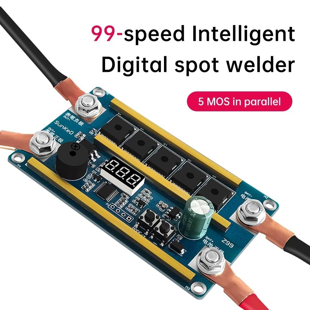 Diy Electronics Spot Welder - Przenośna zgrzewarka punktowa 12V 10AWG z