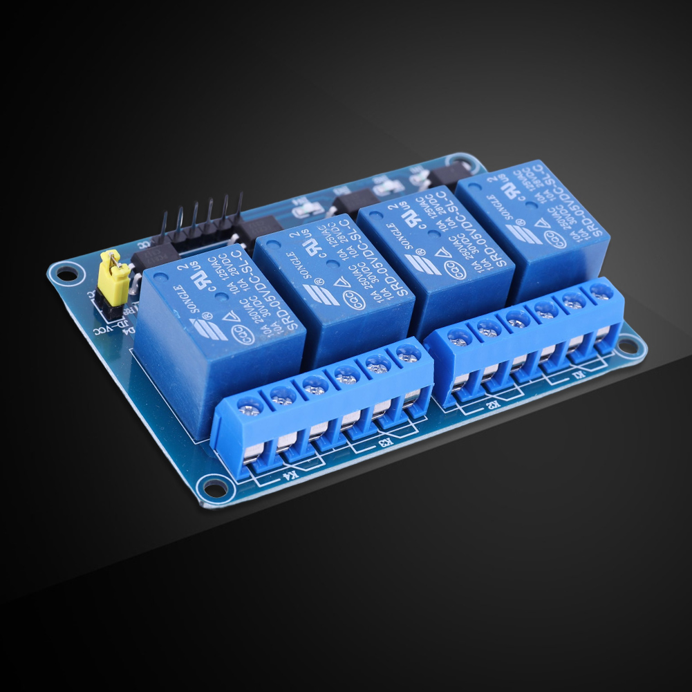 Płytka przekaźnikowa 5V 12V 4- – Relay Module 5V recenzja i cena