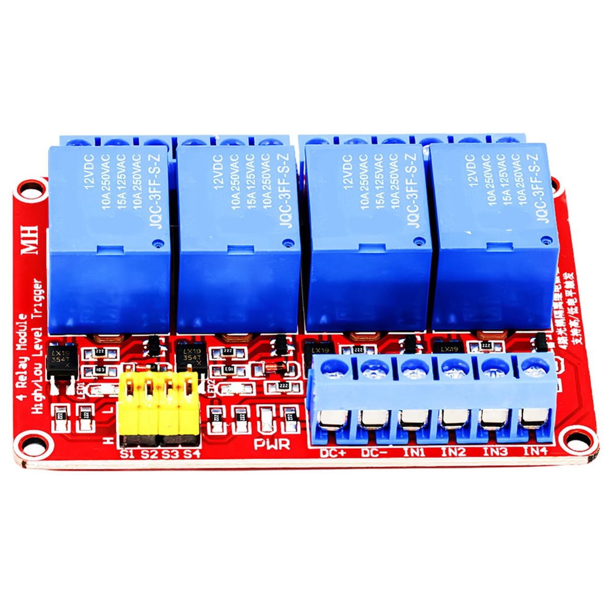 Moduł przekaźnikowy A49T 4-kan – Relay Module 5V recenzja i cena