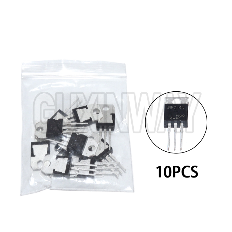 10/25 szt. TO-220 TO220 IRFZ44 – Mosfet Transistor Set recenzja i cena