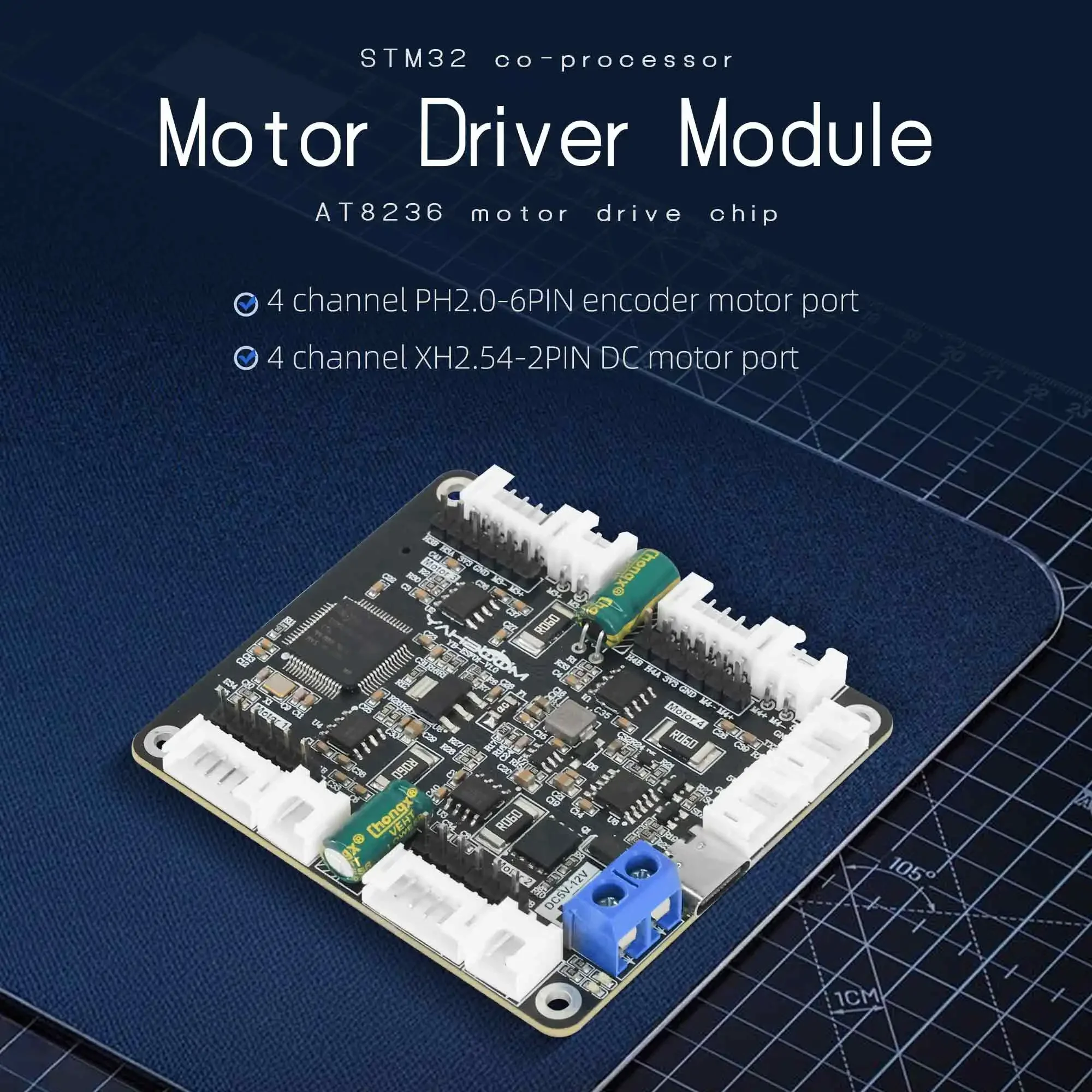 Moduł sterownika silników Yahb – Diy Electronics Motor recenzja i cena