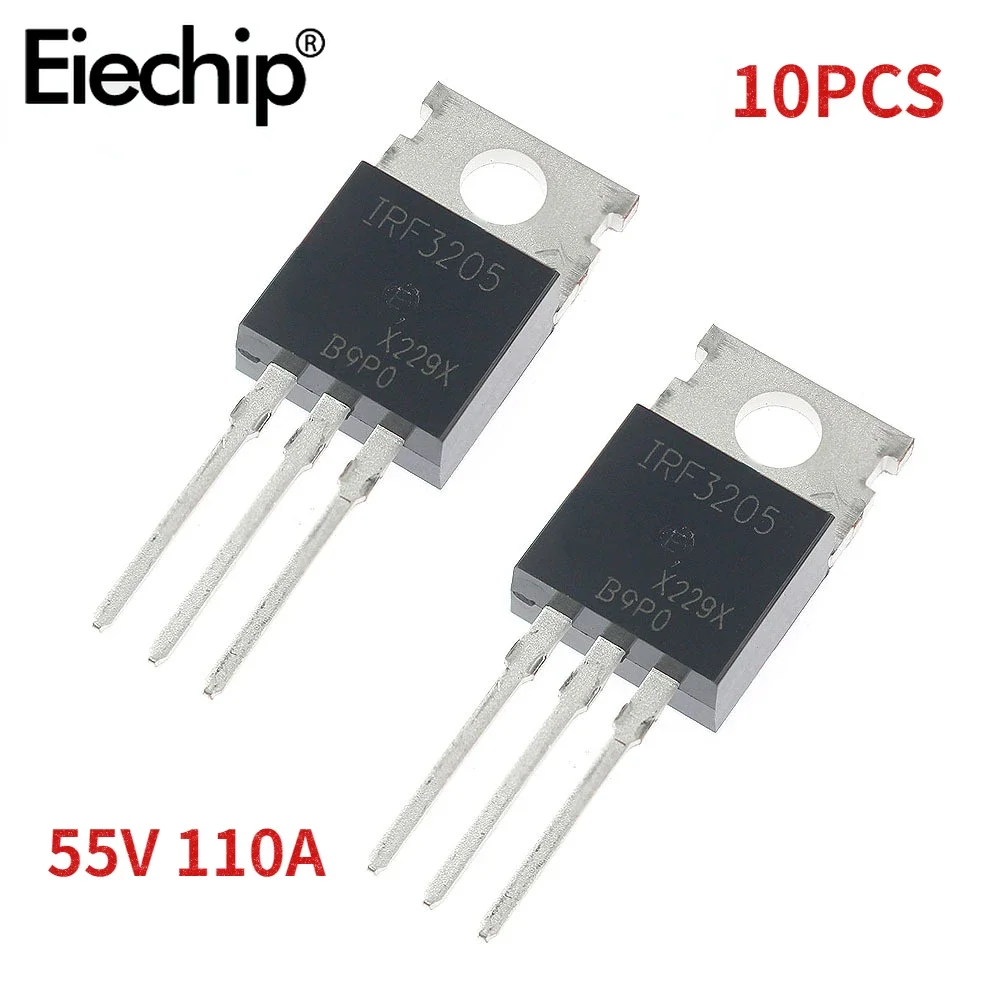 10 sztuk IRF3205 tranzystor IR – Mosfet Transistor Set recenzja i cena