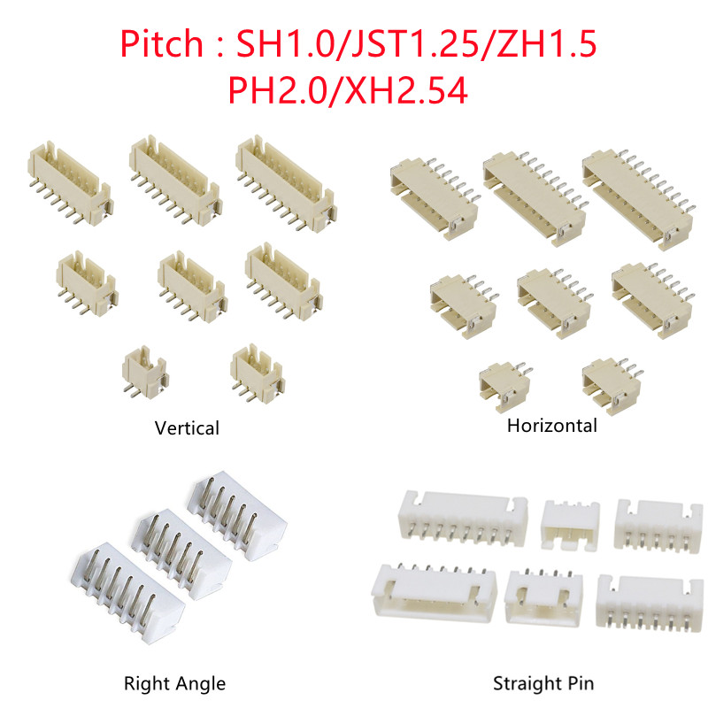 10 SZTUK SH/JST/ZH/PH/XH Skok  – Male Female Header Pin recenzja i cena