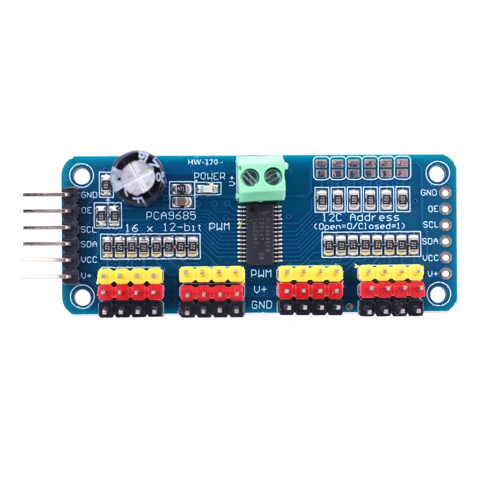16-kanałowa 12-bitowa płytka s – Diy Electronics Motor recenzja i cena