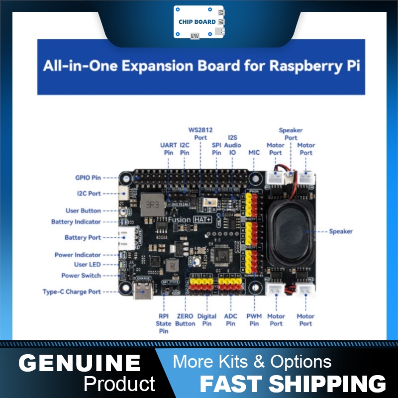 SunFounder Fusion HAT+: Karta  – Raspberry Pi Zero recenzja i cena