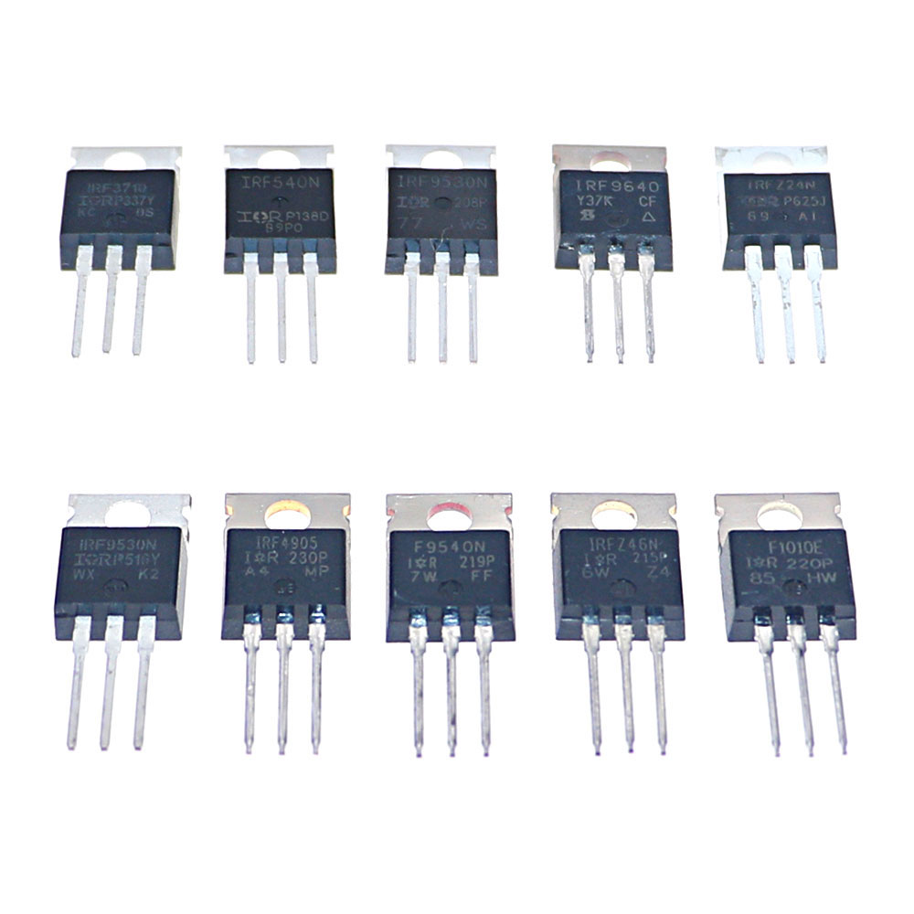 50 sztuk 10 wartości tranzysto – Mosfet Transistor Set recenzja i cena