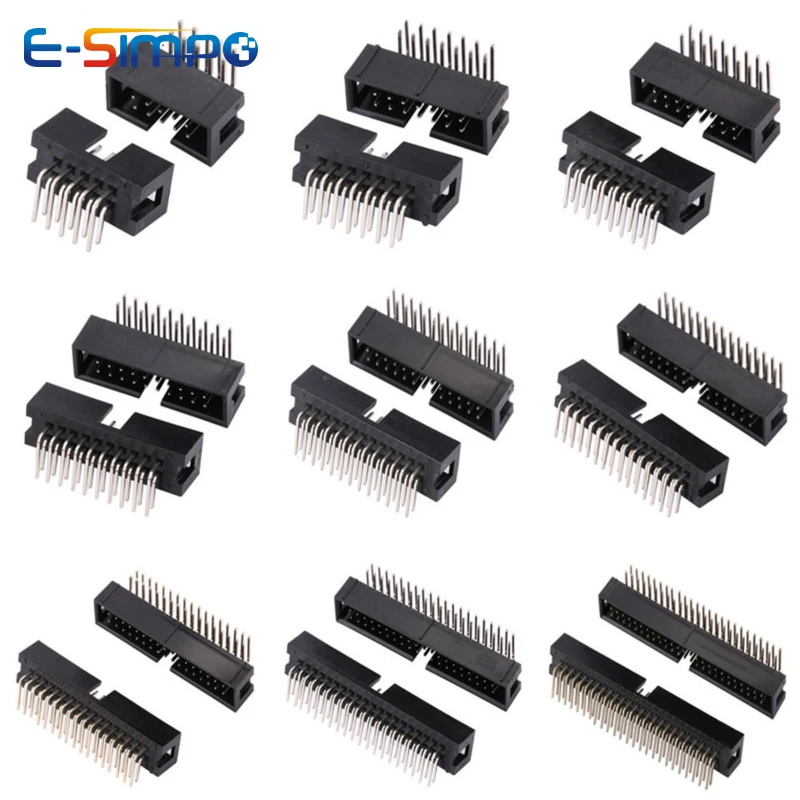 10 szt. DC3 2.54mm DIP RA Kąto – Male Female Header Pin recenzja i cena