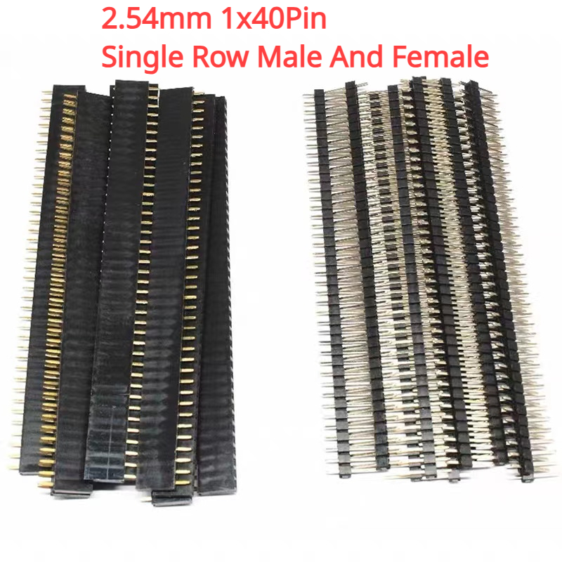 10 sztuk 1x40Pin 2.54mm skok j – Male Female Header Pin recenzja i cena