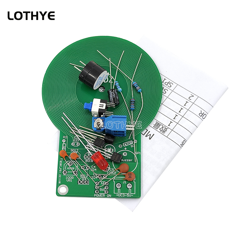 DC 3V-5V zestaw wykrywacza met – Diy Electronics For Beginners recenzja i cena