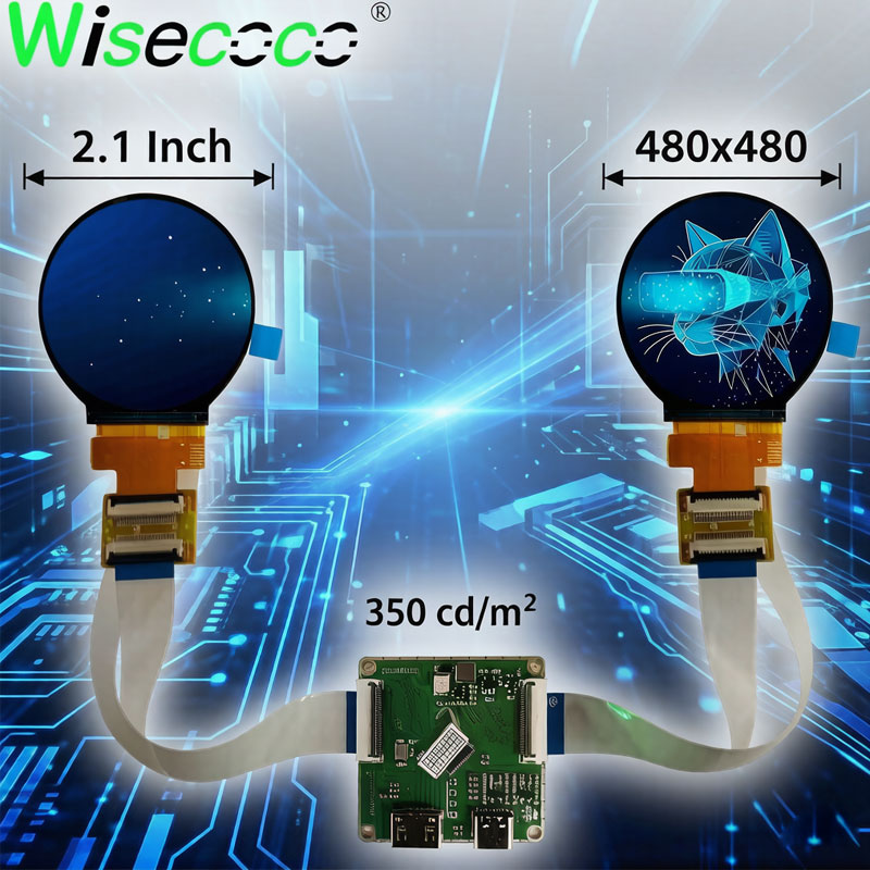 2.1-calowy Okrągły Wyświetlacz – Diy Electronics Raspberry Pi recenzja i cena