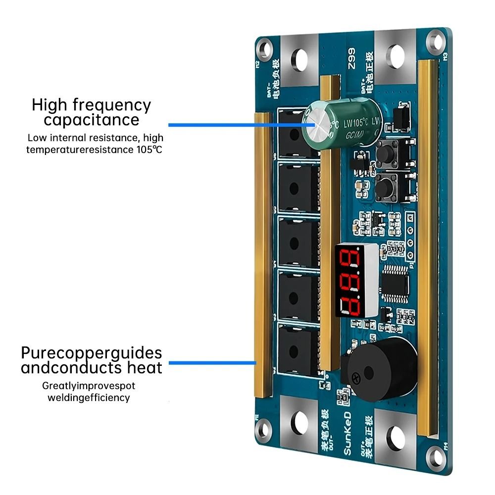 Przenośna spawarka punktowa 12 – Diy Electronics Spot Welder recenzja i cena