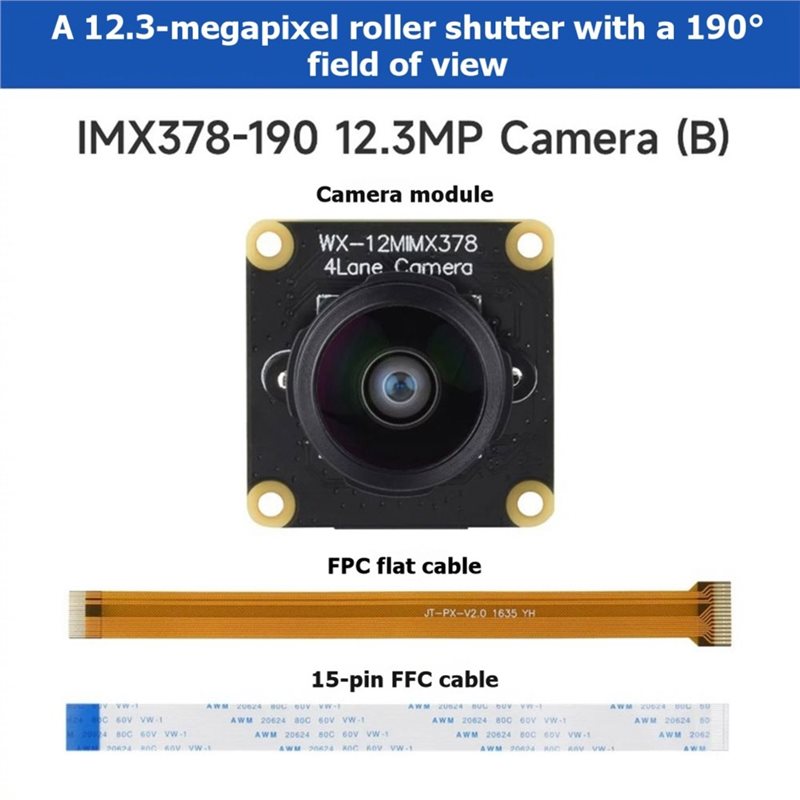 Moduł kamery IMX378-190 12.3MP – Raspberry Pi Zero recenzja i cena