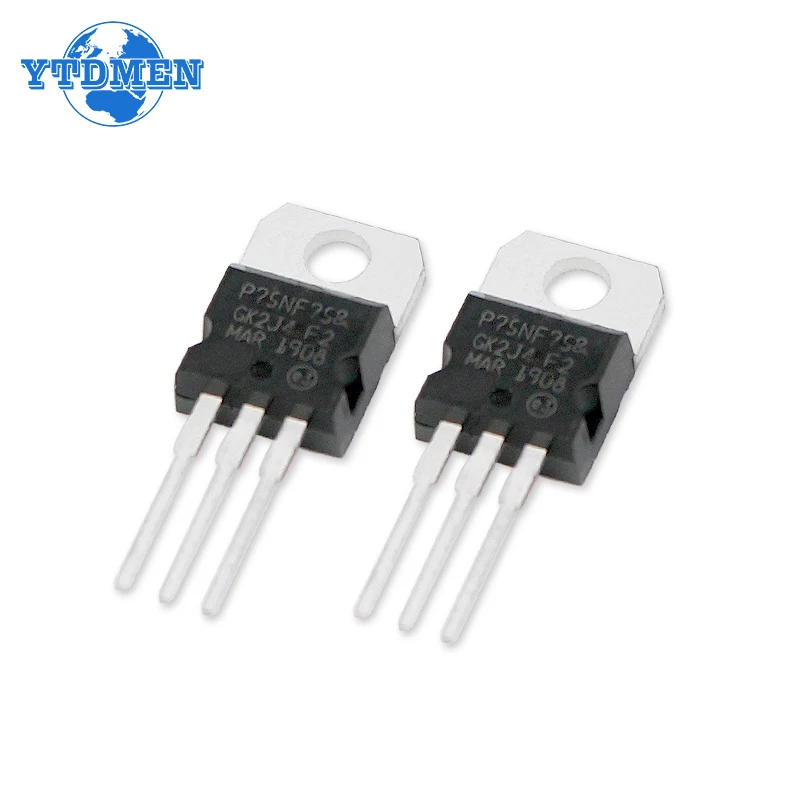 5/10 sztuk STP75NF75 tranzysto – Mosfet Transistor Set recenzja i cena